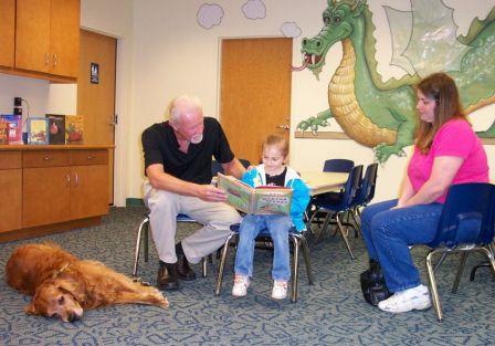 Reading to Buster